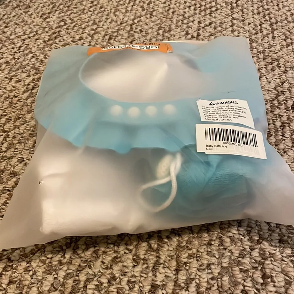 Adjustable baby shampoo hat gift set New